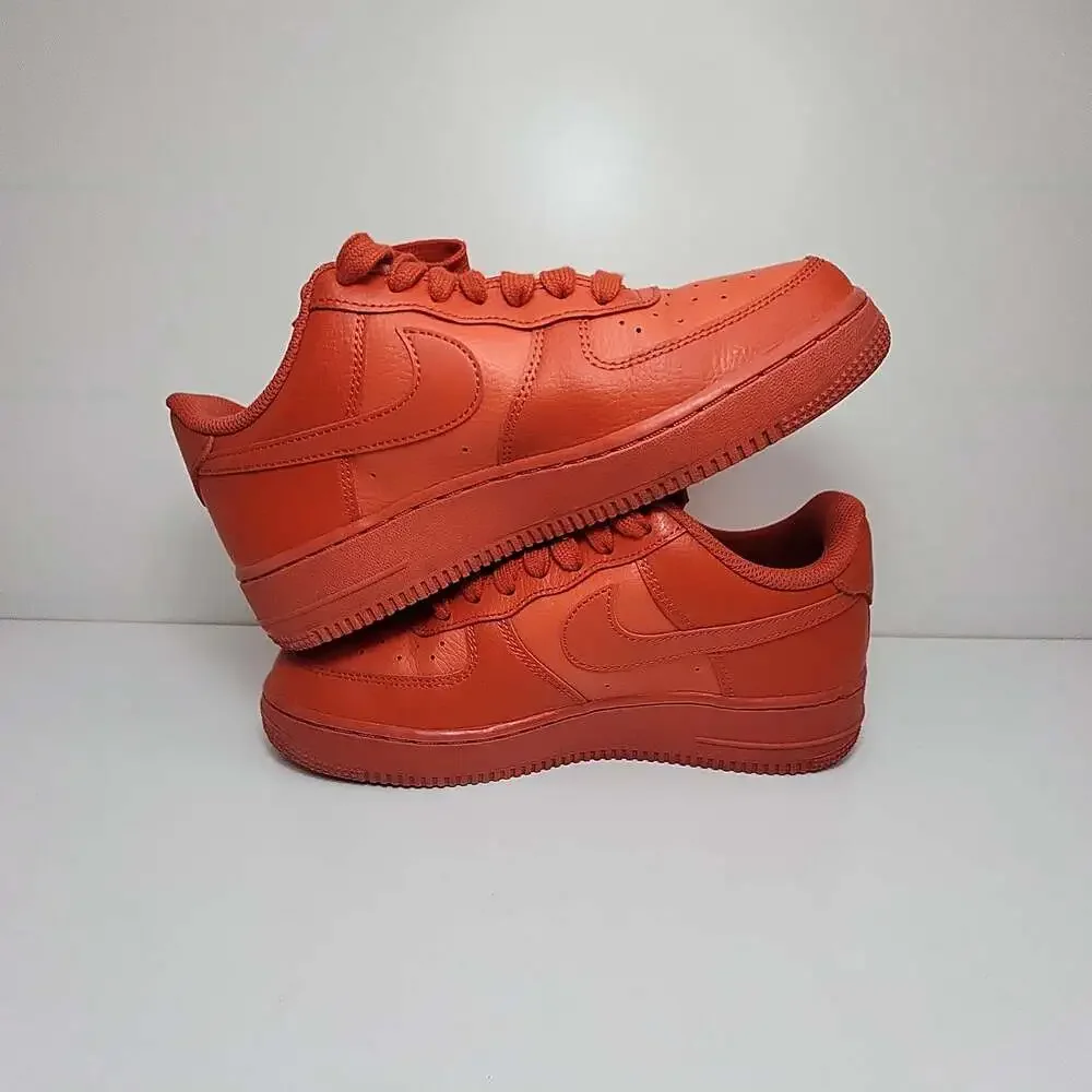 Nike Air Force 1 '07 Triple Mantra Orange Women Size 7.5